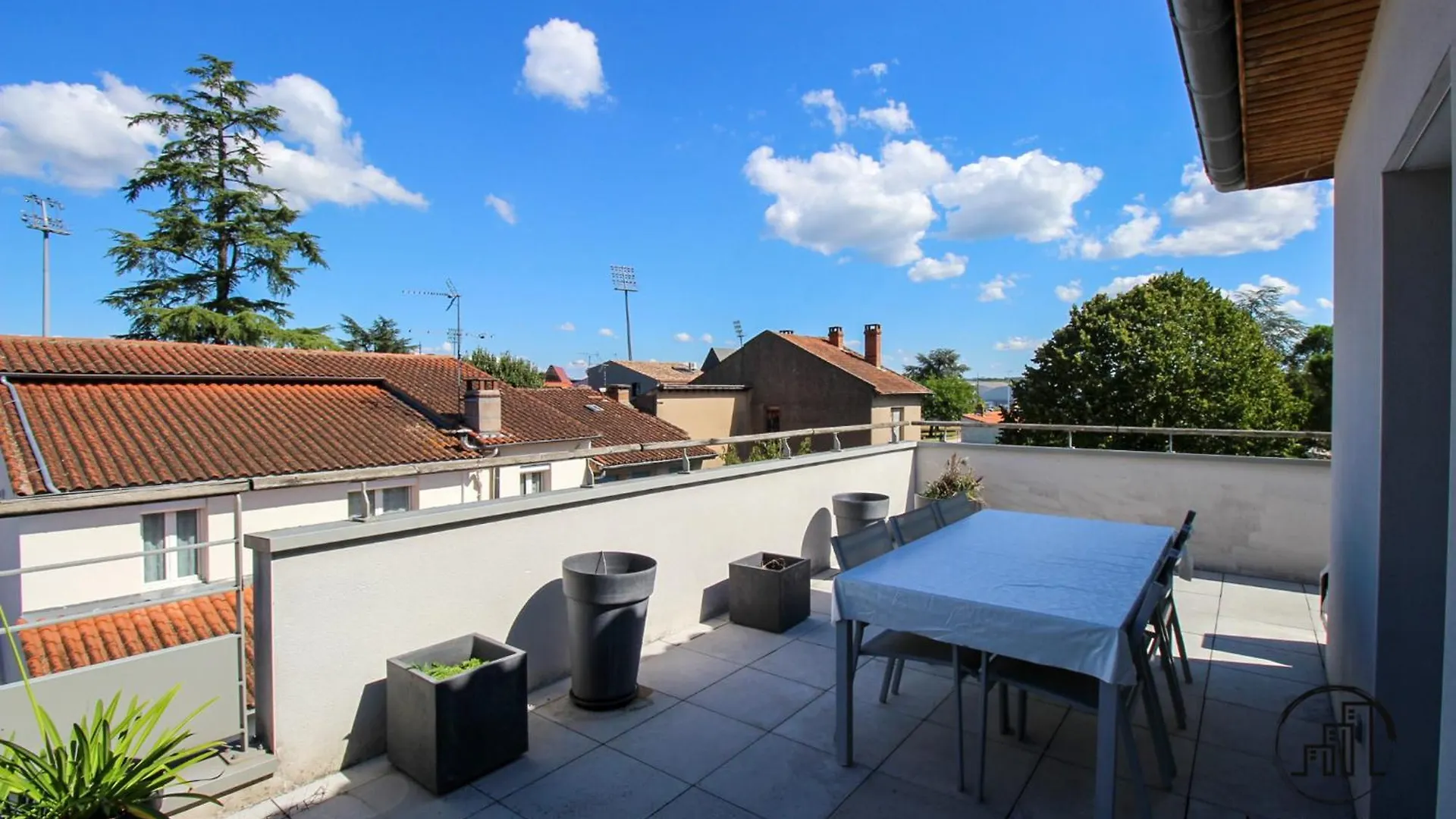 Urban Jungle Appart Terrasse Clim Parking 알비 아파트