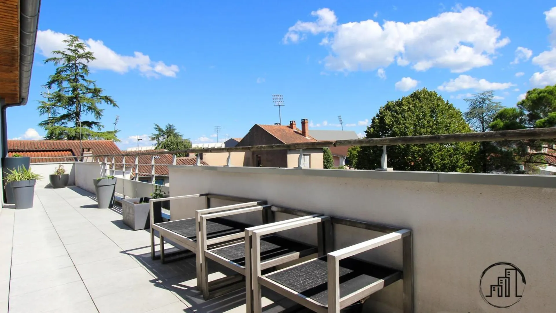 Urban Jungle Appart Terrasse Clim Parking 알비
